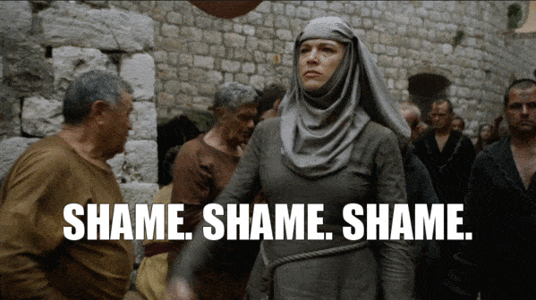 GIF "SHAME.SHAME.SHAME."