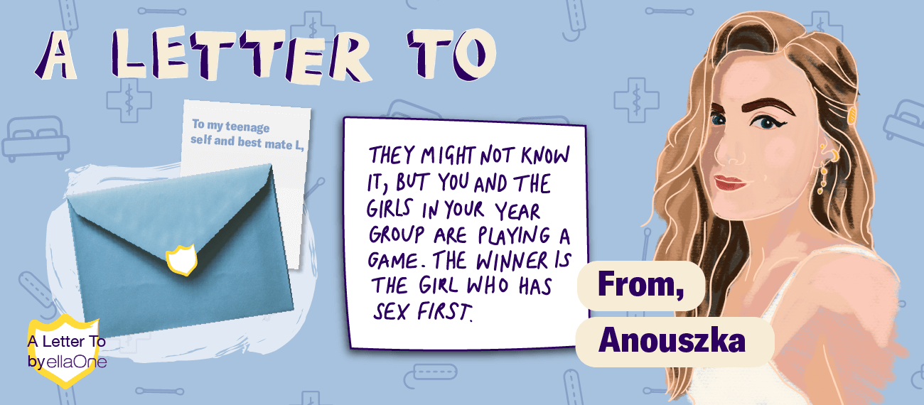 "They might not knowit, but you and the girls in your year group are playing a game. The winner is the girl who has sex first."