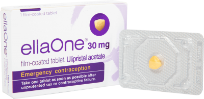 ellaOne packaging
