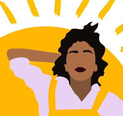 illustration of woman