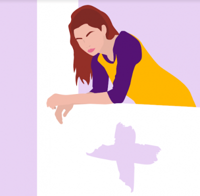 illustration of a woman