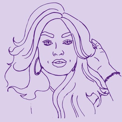 Line illustration of Nell