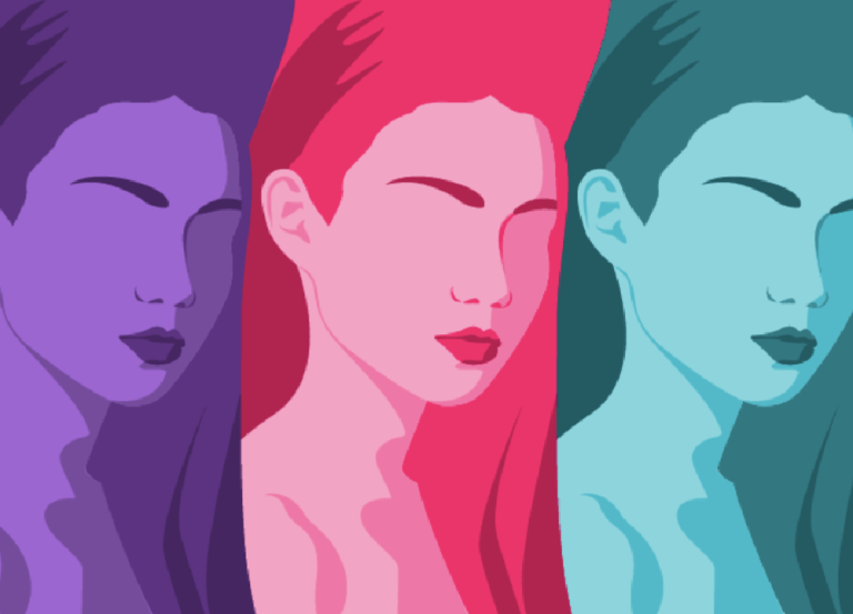 illustration of woman